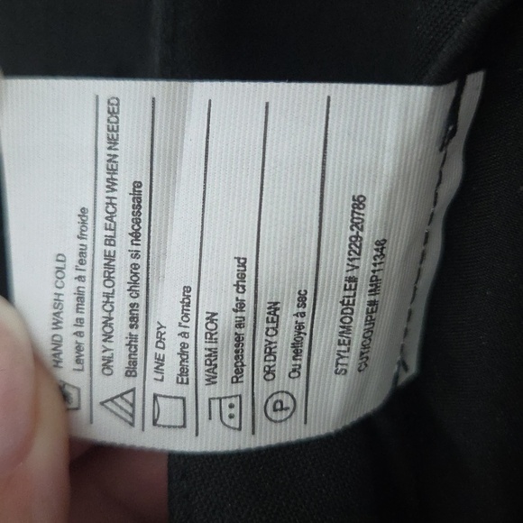 Vince Wool Black and White Dress Pants with Straight Leg - Picture 9 of 9